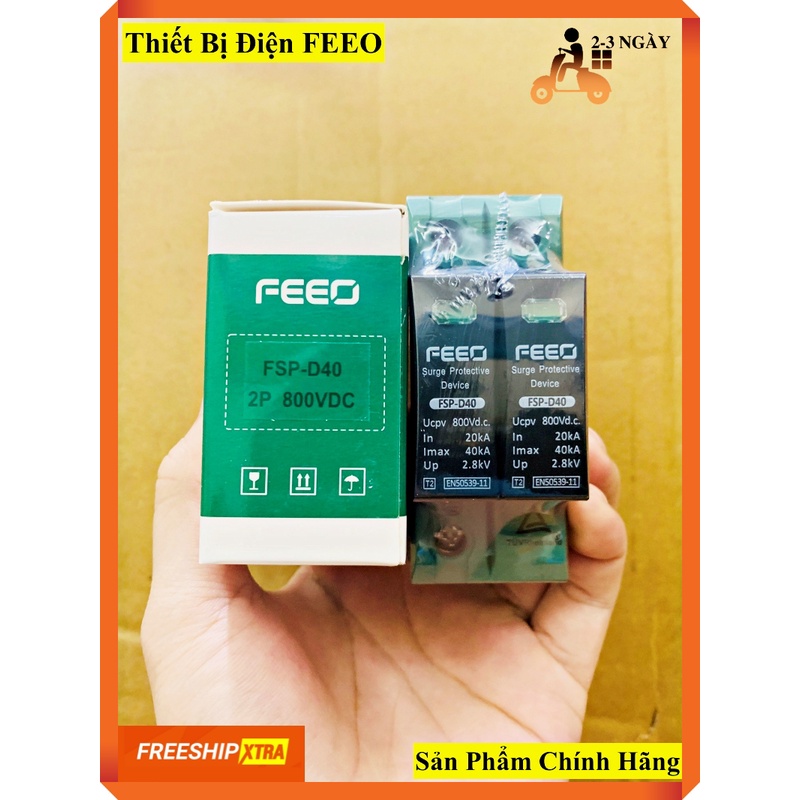 Chống sét lan truyền DC FEEO 2P/3P 800 - 1000VDC