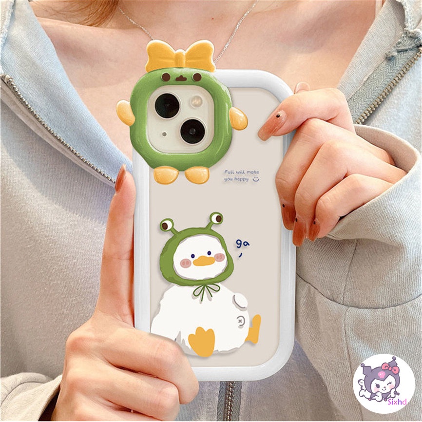 Ốp Lưng Điện Thoại cho OPPO A78 A17 A17K A57 A77s A76 A96 A16 A16K A15 A74 A54 A53 A33 A32 A31 A5 A9 A5s A3s Reno 8Z 7Z 6 5 A95 A94 A93 A92 A77 A52 A15s A12 F11 sixhd Ốp Điện Thoại Mềm In Hình Chú Vịt Hoạt Hình Bảo Vệ Ống Kính Máy Ảnh Cho