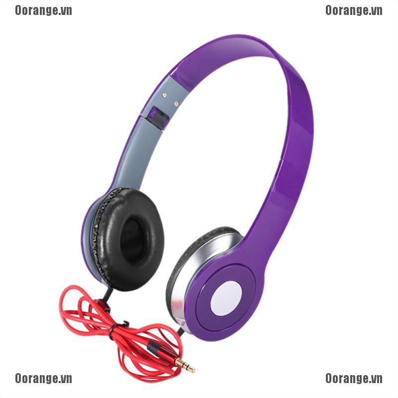 MT Over-Ear Teens Kids Childs Foldable DJ Headphones 3.5mm Wired Game Earphones UK BH