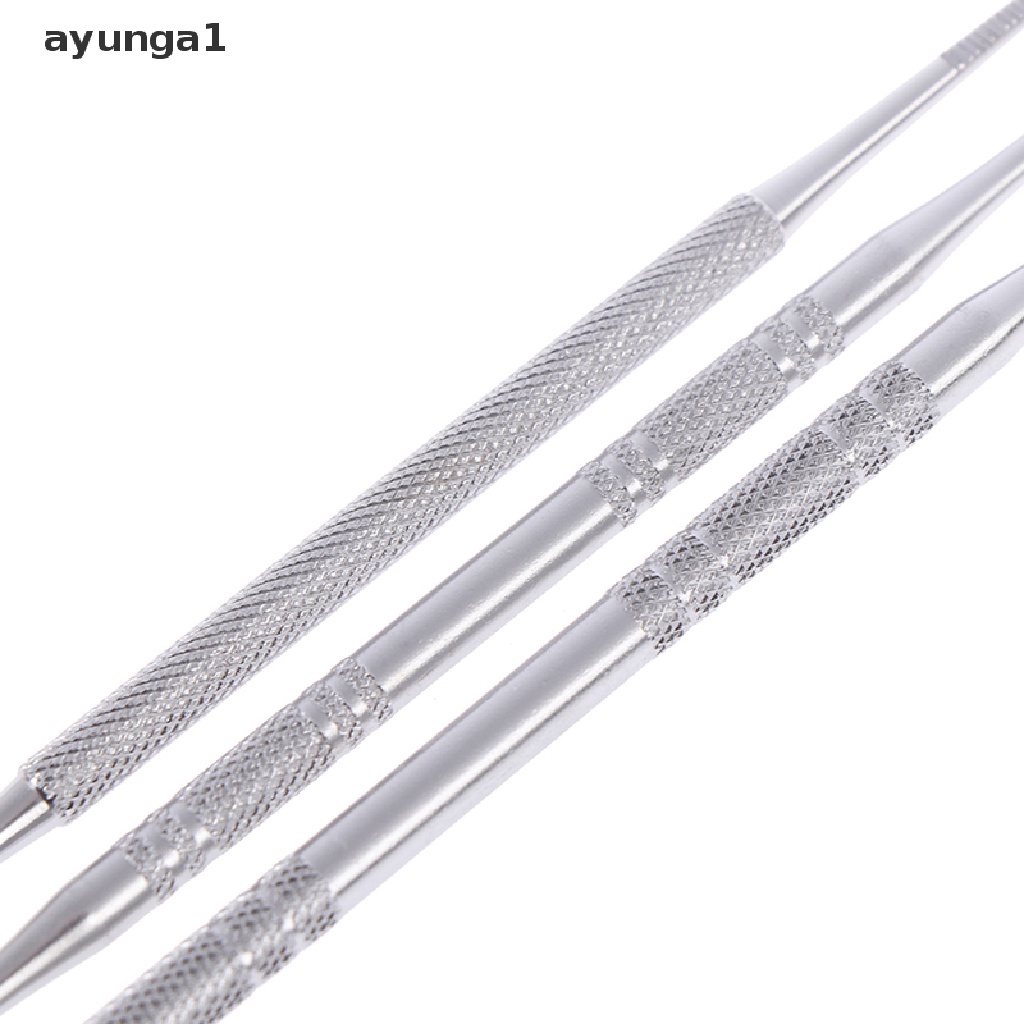 [ayunga1] 3pcs/set Ingrown Toe Nail File Manicure Pedicure Care Manicure Correction Tool [new]