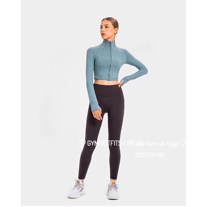 Áo Khoác Tập Gym - Yoga Nữ Lululemon Cropped Define Jacket - Áo Khoác Thể Thao Cao Cấp Mới Nhất Thu Đông 2021