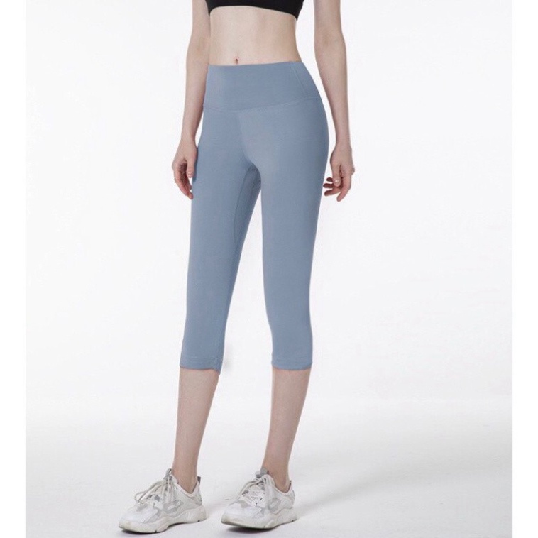 Quần Tập Gym Yoga Nữ LUHAZO Lửng Gen Bụng Nâng Mông Co Giãn Thấm Hút Mồ Hôi Ôm Body HÀNG QUẢNG CHÂU T3 MT7FK TK3T102