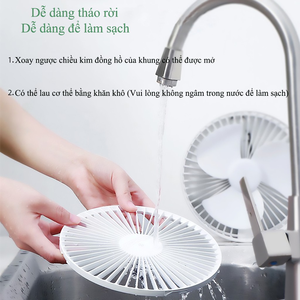 Quạt tích hợp loa không dây Âm nhạc XIAOMI ZOLELE 7200mAh Audio Foldable Fan P10S | BigBuy360 - bigbuy360.vn