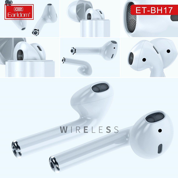 TAI NGHE BLUETOOTH TRUE WIRELESS EARLDOM BH17 TAI NGHE KHÔNG DÂY SÀNH ĐIỆU