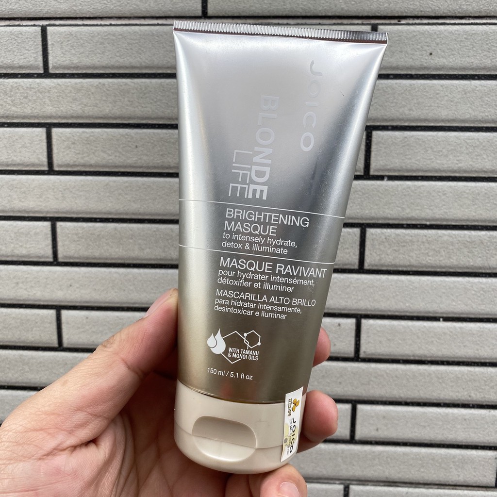 $$cam_kết_chính_hãng_100%_Hấp dầu dành cho tóc tẩy JOICO Blonde Life Brightening Masque 150ml