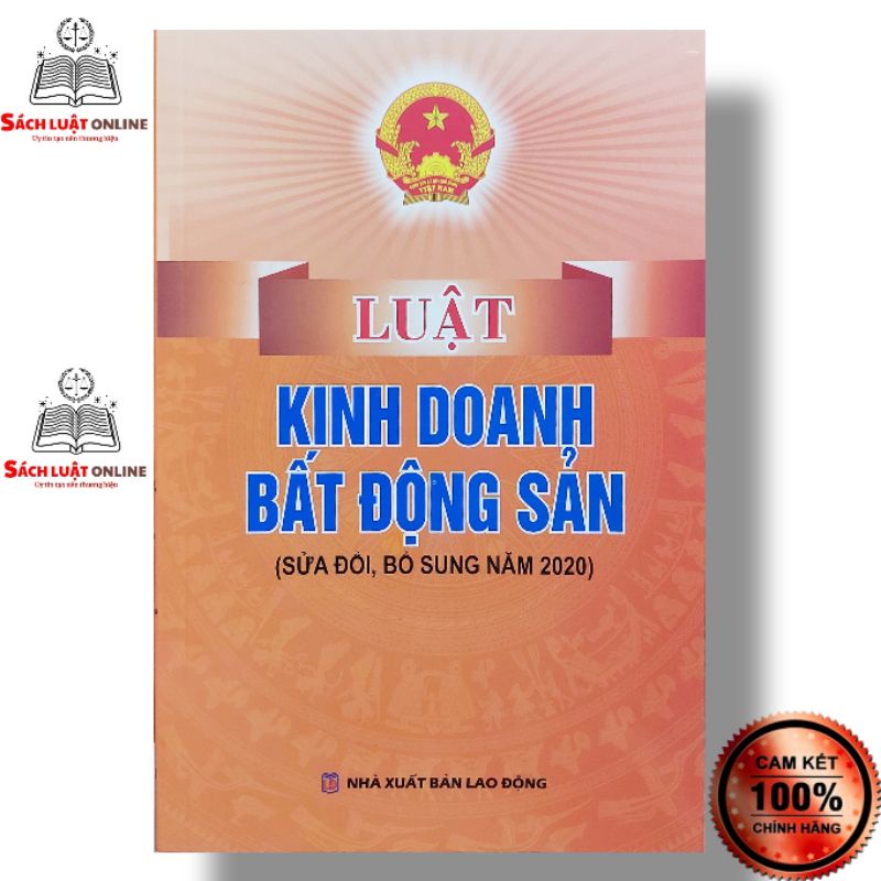 Sách - Luật kinh doanh bất động sản (NXB lao động) | BigBuy360 - bigbuy360.vn