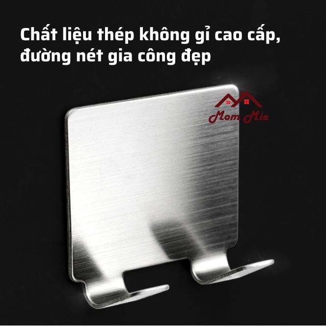 Móc inox dán tường treo đồ - Q009