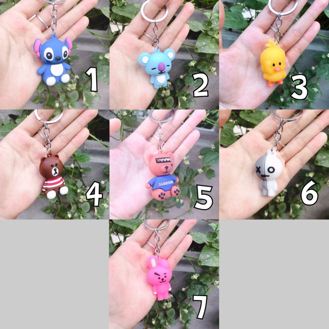 Móc chìa kháo con thú hoạt hình ( Cute)