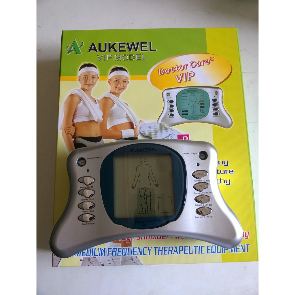 Máy Massage Xung Điện 8 Miếng Dán Chính hãng  Aukewel Doctor Care Vip Model AK-2000 III Mới Nhất 2019