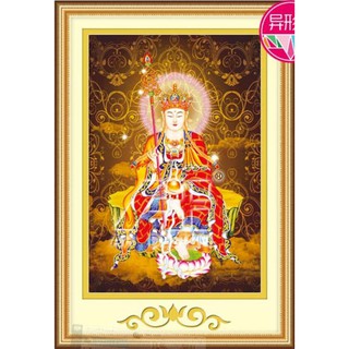 Tranh Đính Đá ABC 3D Địa Tạng Vương Bồ Tát 77527 (KHÁCH TỰ ĐÍNH) kt:50X71CM