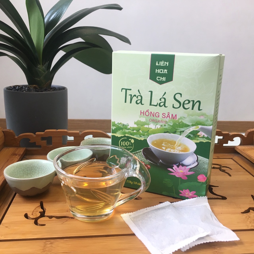 Trà lá sen túi lọc AN THẦN- GIẢM CÂN- GIẢI ĐỘC- GIẢM MỠ MÁU - ỔN ĐỊNH HUYẾT ÁP HỘP 30 TÚI | BigBuy360 - bigbuy360.vn
