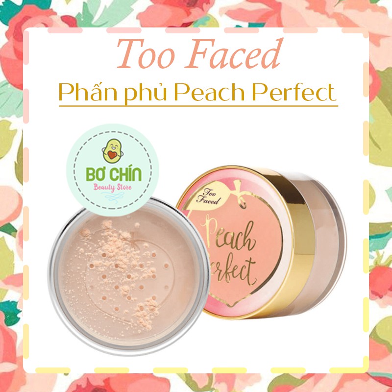 Phấn phủ Toofaced Peach Perfect Mattifying Loose Setting Powder Fullsize 35g