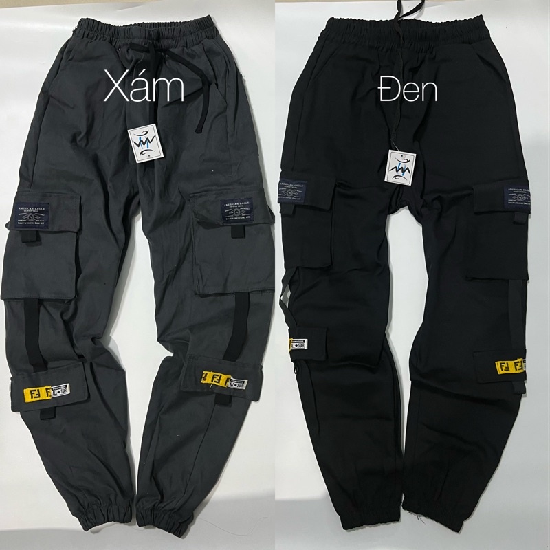 Quần jogger kaki túi hộp phong cách thể thao, năng động, thời trang  JKTHTD
