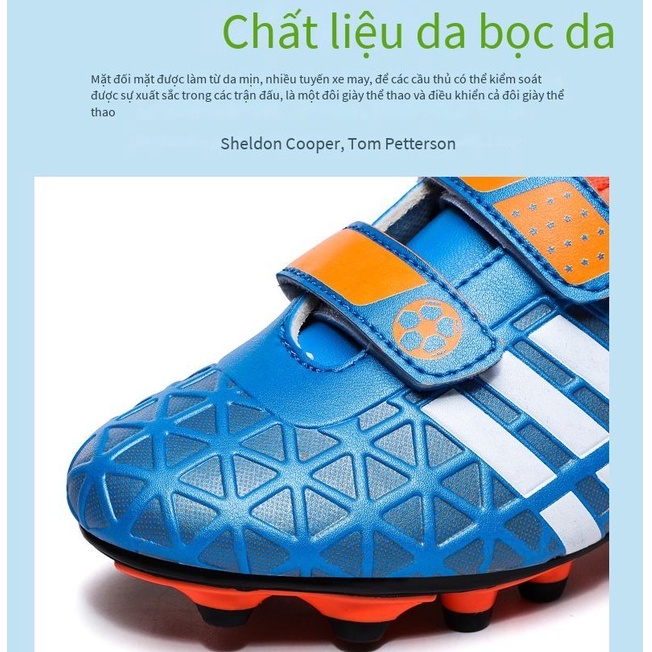 Giày Đá Bóng Đinh Dài Chuyên Dụng Cho Bé Size 28-38