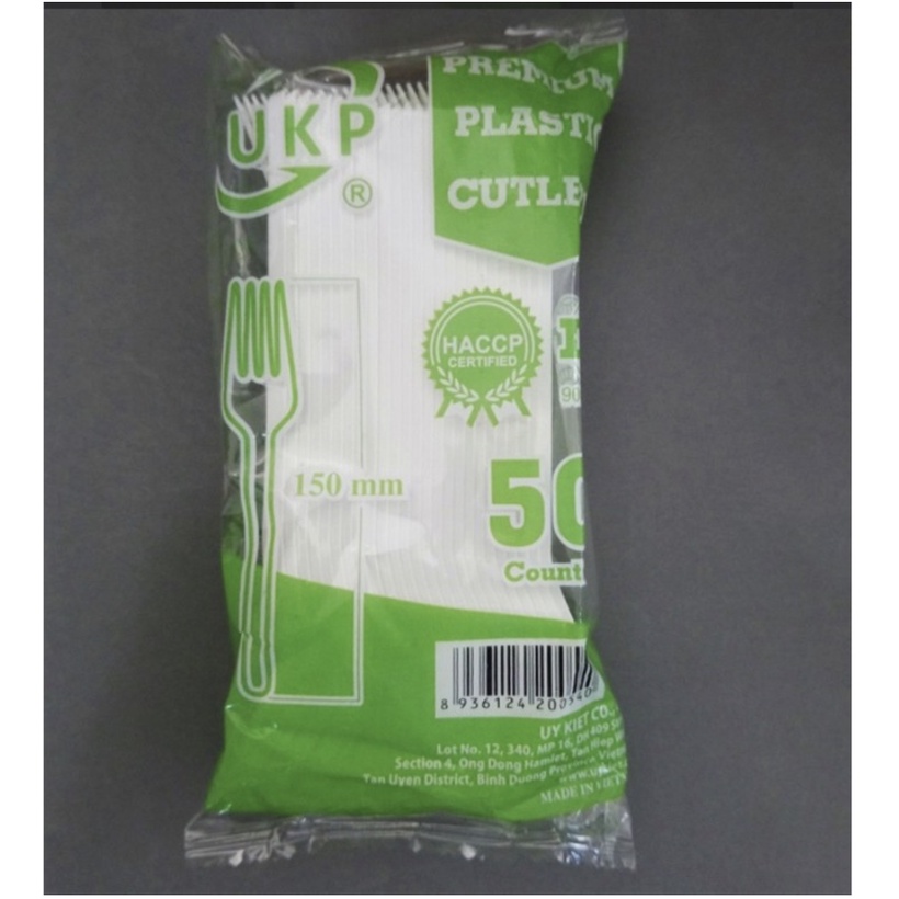 Combo 50 chiếc, 100 chiếc dĩa nhựa trắng dùng 1 lần giá rẻ, an toàn sử dụng