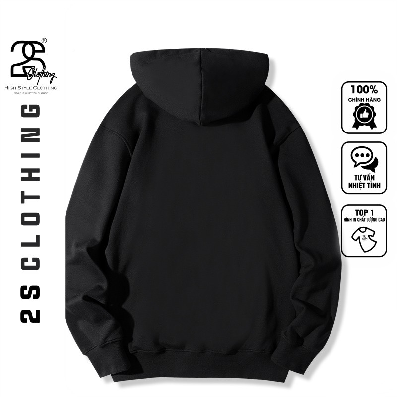 Áo Hoodie Form Rộng Nam Nữ Unisex Nỉ Bông 2s Clothing