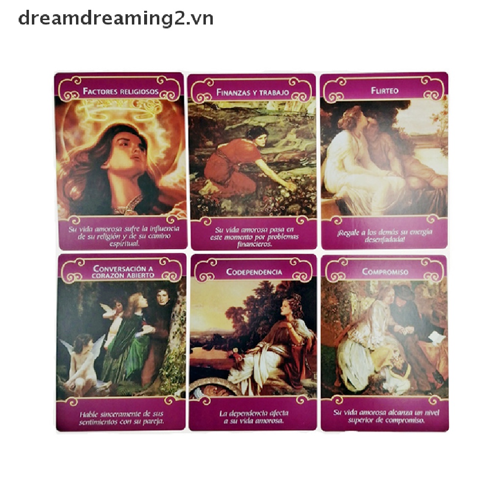 Bộ Thẻ Bài Tarot 2Vn 44 Lá Hình Thiên Thần Xinh Xắn