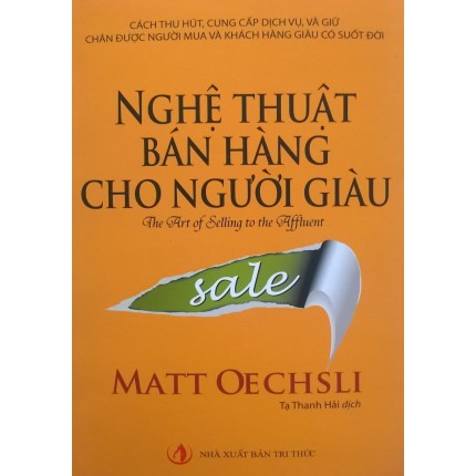 Sách - Nghệ Thuật Bán Hàng Cho Người Giàu | BigBuy360 - bigbuy360.vn