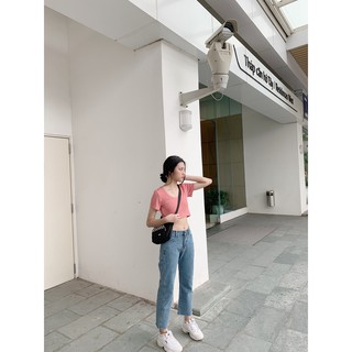 áo thun dáng ngắn cổ U AP165 1994closet
