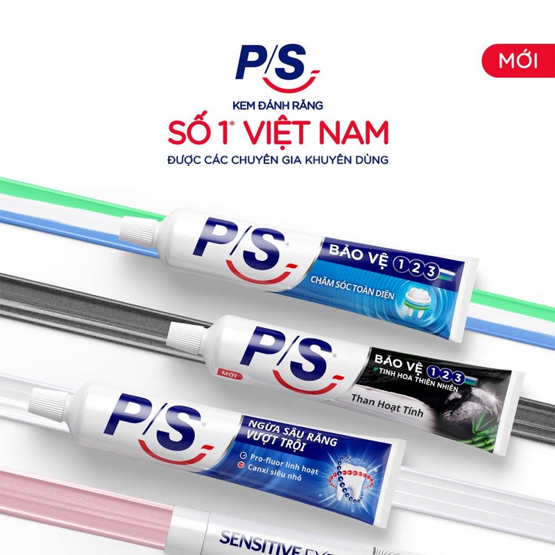 Kem Đánh Răng P/S Ngừa Sâu Răng Vượt Trội 240g