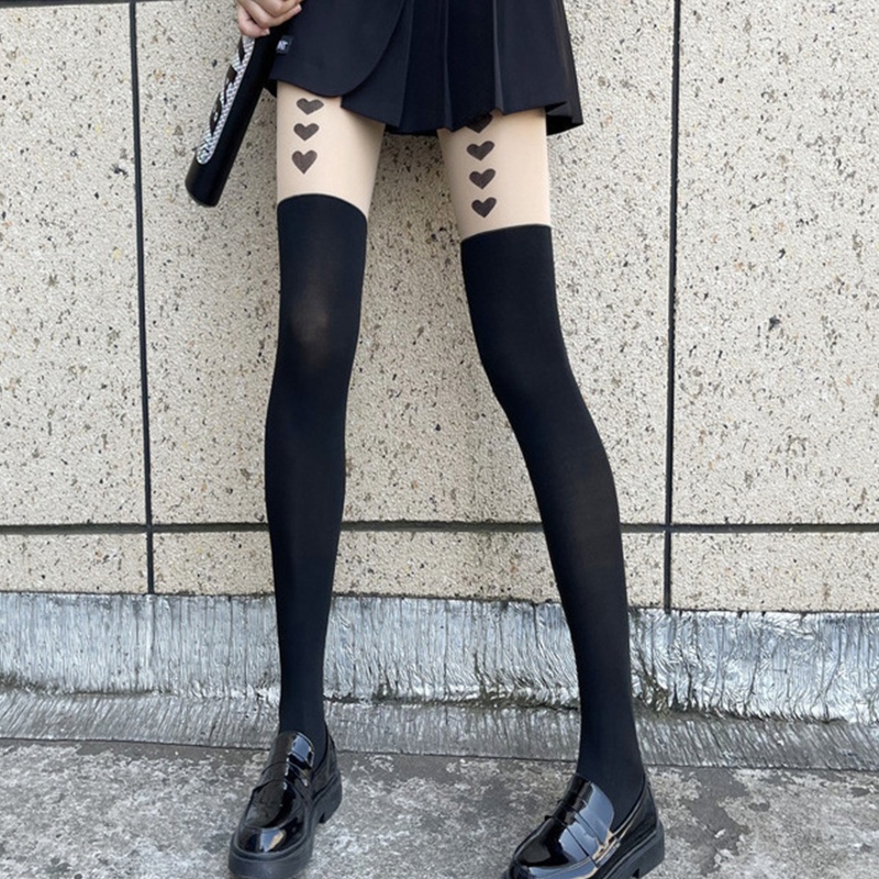 Vớ Dài Qua Gối Phong Cách Lolita Dễ Thương Quyến Rũ Cho Nữ