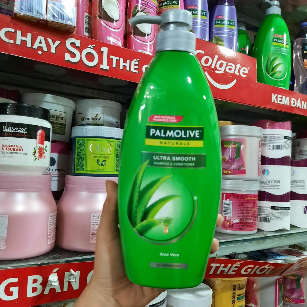 Dầu gội palmolive xanh 600ml
