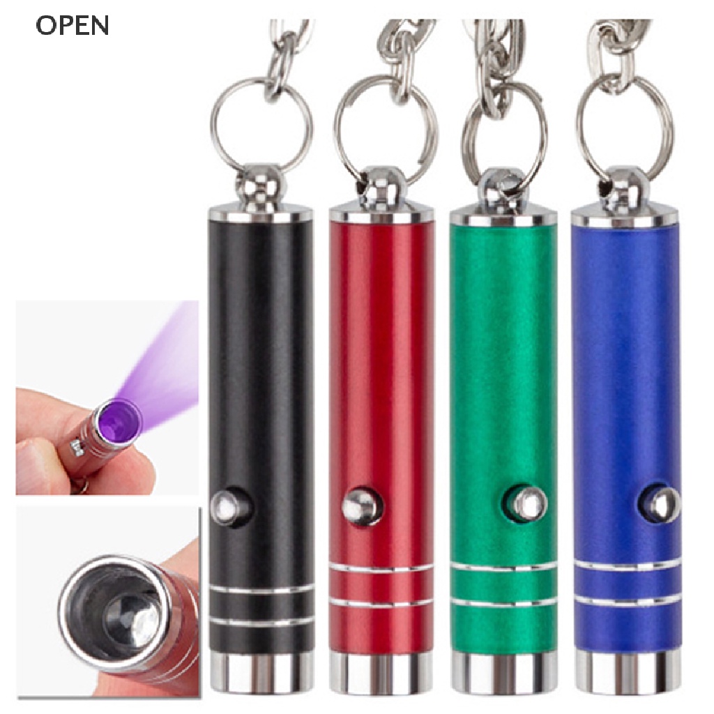 Op Đèn Pin LED Mini Cầm Tay Đa Năng Bằng Nhôm UV Đèn Pin my