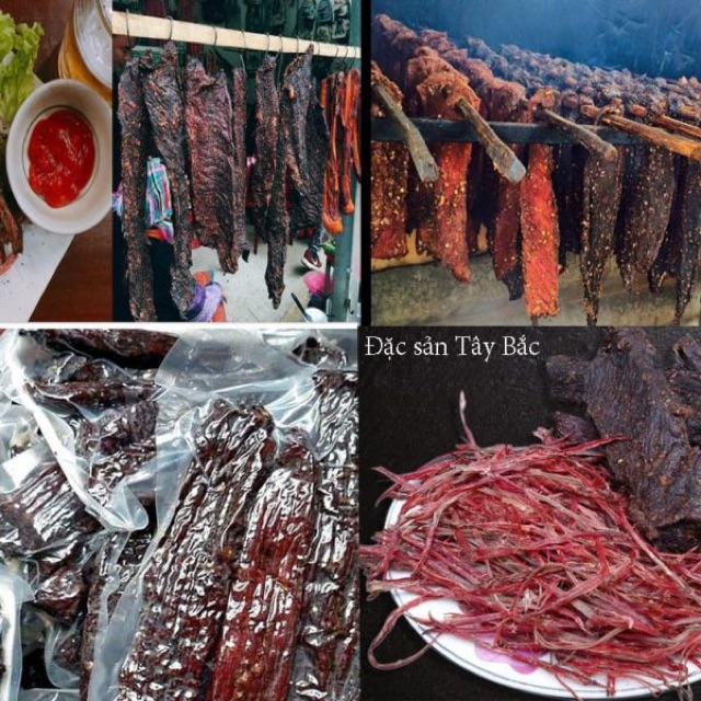 Thịt trâu gác bếp loại 1 300g nhà Mai Souvenir