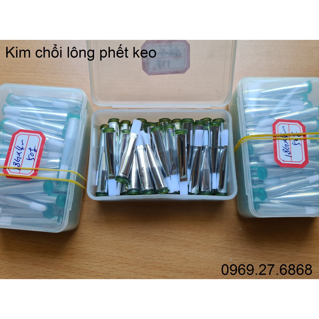 Kim bơm keo dạng chổi lông