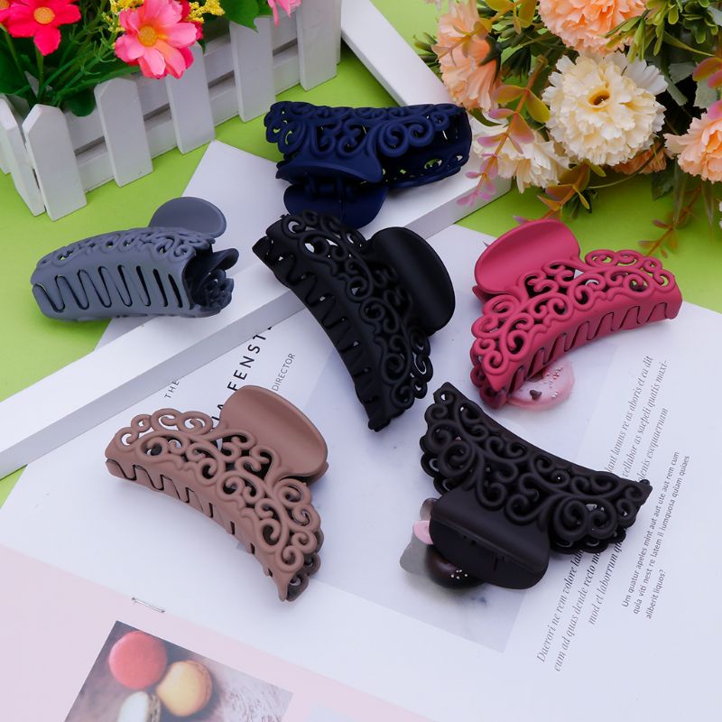 Kẹp Tóc Nhựa Kích Thước Lớn Mẫu Mới 2018 Dành Cho Nữ