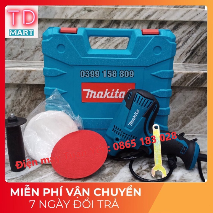 Máy đánh bóng ô tô makita GV6010, 600w, 6 Tốc độ đánh bóng, lõi đồng