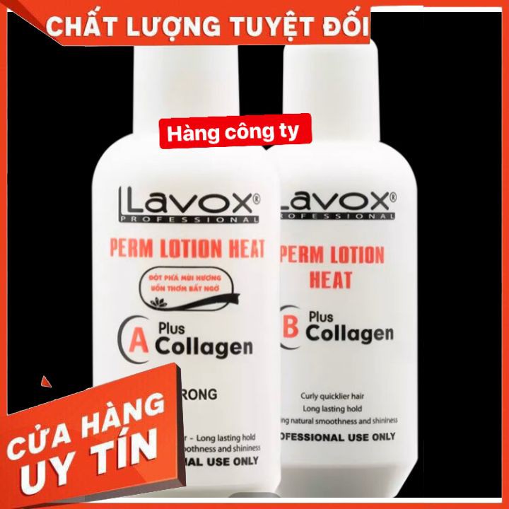 kem uấn tóc  Kem uốn nóng collagen Lavox 500ml*2 chính hãng hàng công ty  uấn mau quăn  giữ nếp lâu  mùi dễ chịu