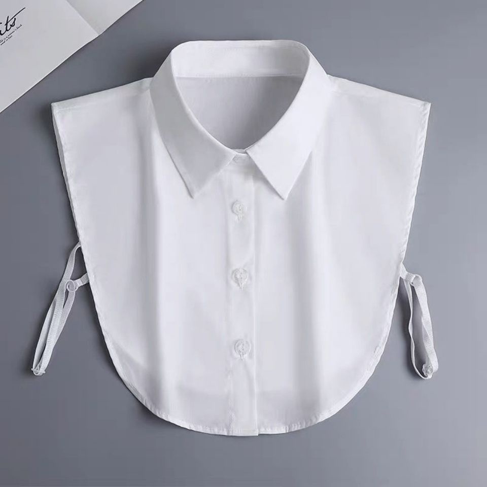 Cổ áo sơ mi giả chống bụi bẩn dễ dàng giặt được màu trơn dễ phối đồ thời trang thu đông công sở dành cho nam