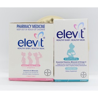 Viên uống elevit bầu và elevit sau sinh của Úc