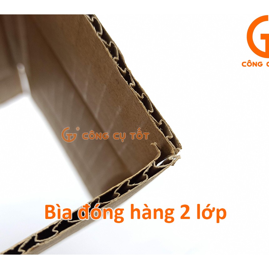 Combo 20 hộp bìa carton đóng hàng, bìa trơn, dày cứng cáp 10x10x8cm