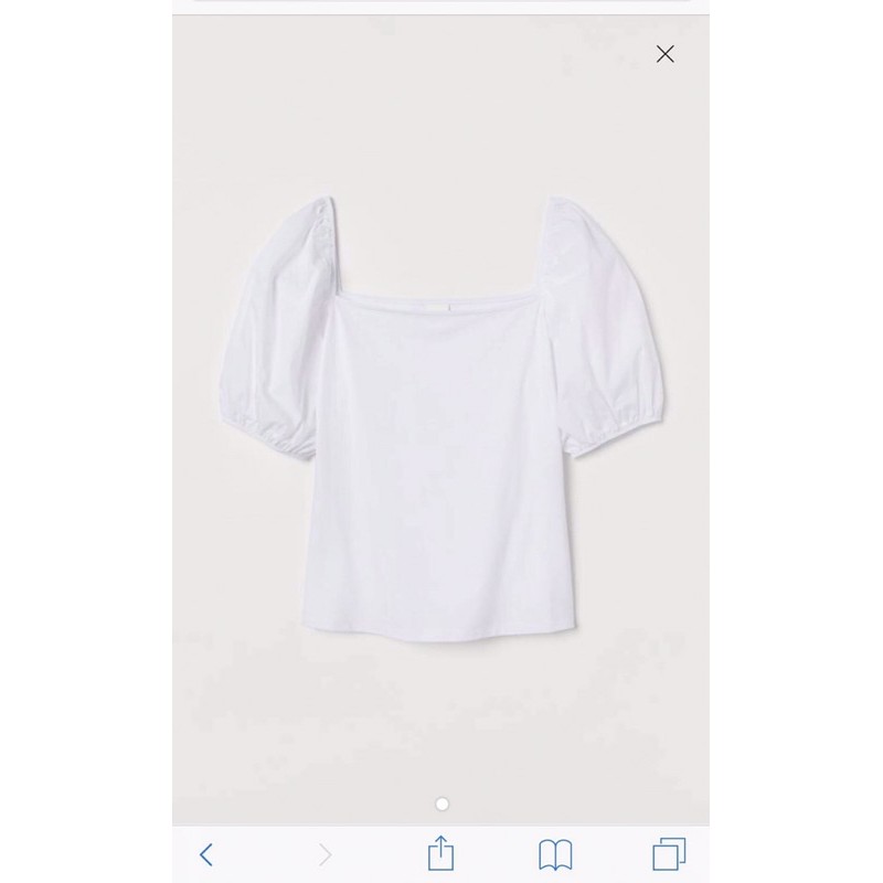 Áo tay bồng HM auth