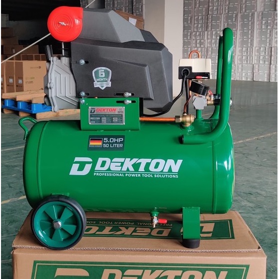 MÁY NÉN KHÍ DEKTON 50L CHẠY DẦU MOTOR 5.0HP Model: DK AC50DR GIÁ TỐT