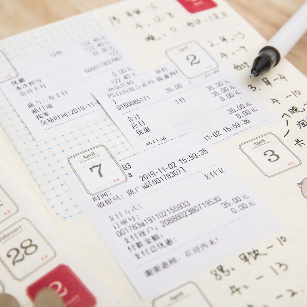 Set 12 Tấm Sticker Dán Trang Trí Sổ Tay