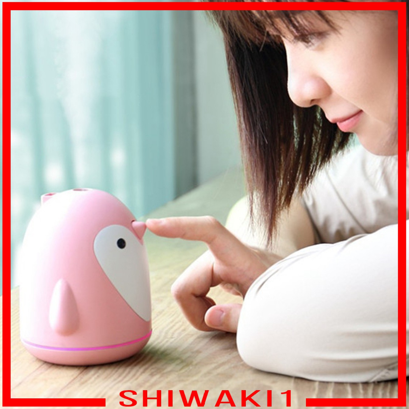 Máy Phun Sương Làm Ẩm Không Khí Shiwaki1 250ml Kèm Đèn Led Tiện Dụng