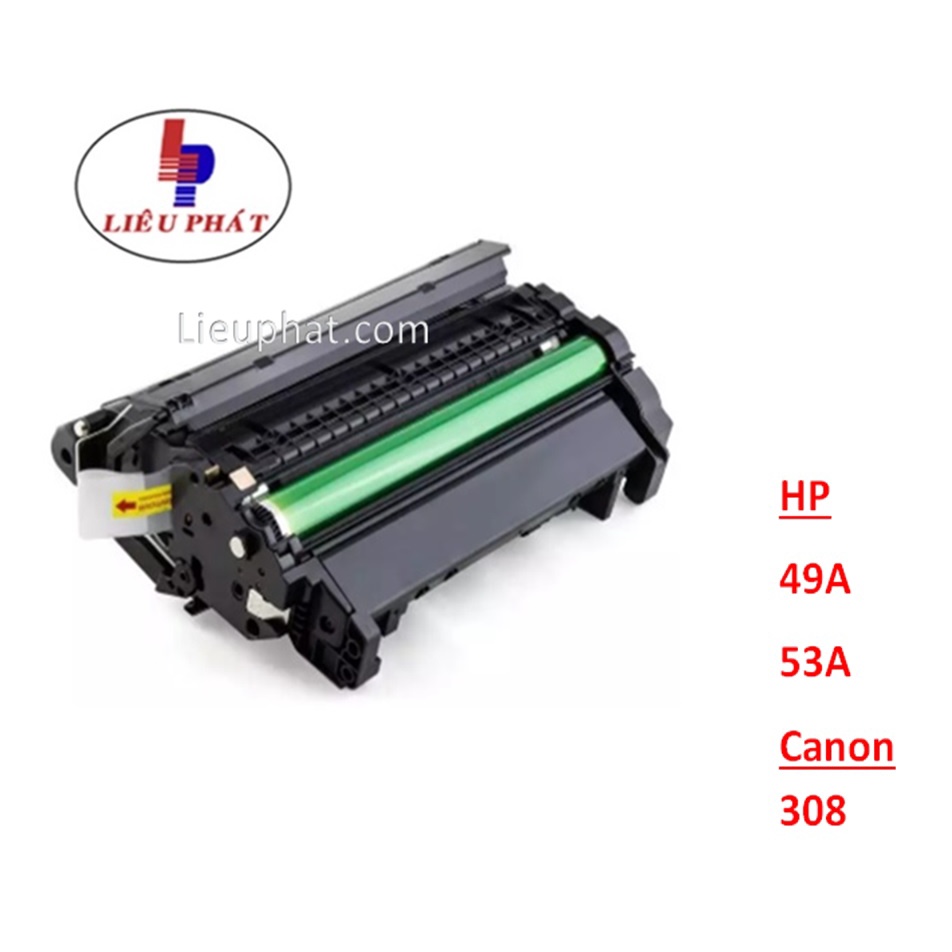 Hộp mực máy in Canon LBP 3300, 3360 cartridge 308, 49A, 53A dùng chung máy 1160/1320/2014/2015/3390/3392/331/3370