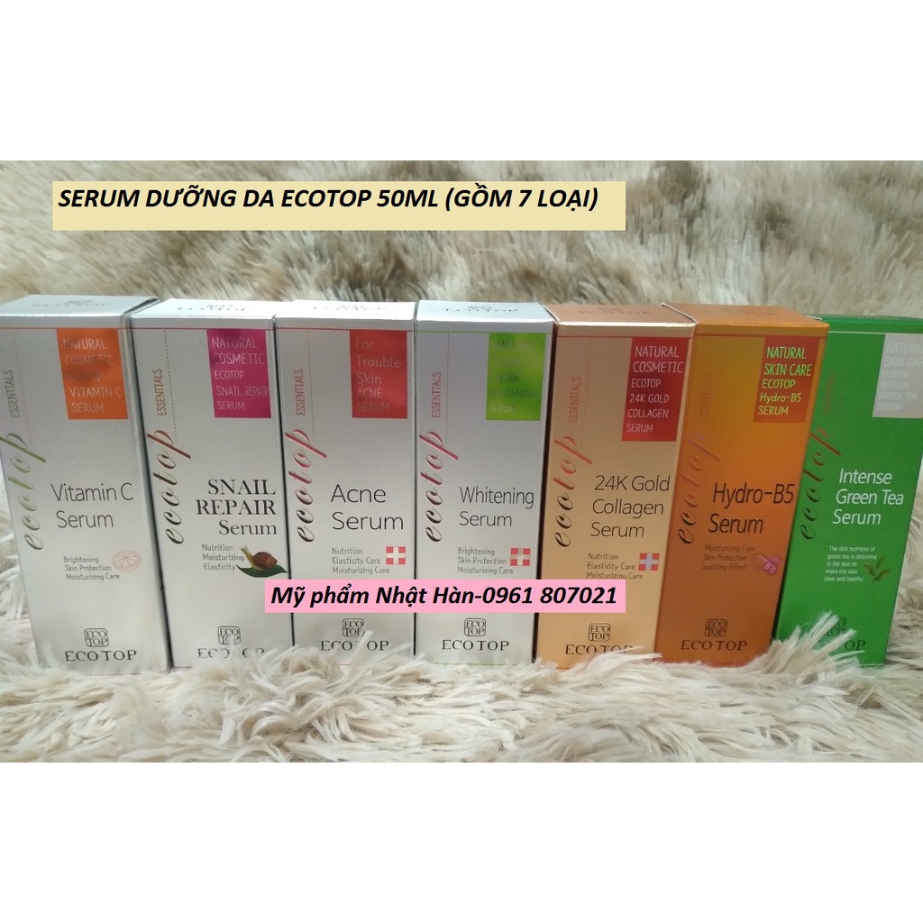 Serum dưỡng trắng da Ecotop Hàn Quốc