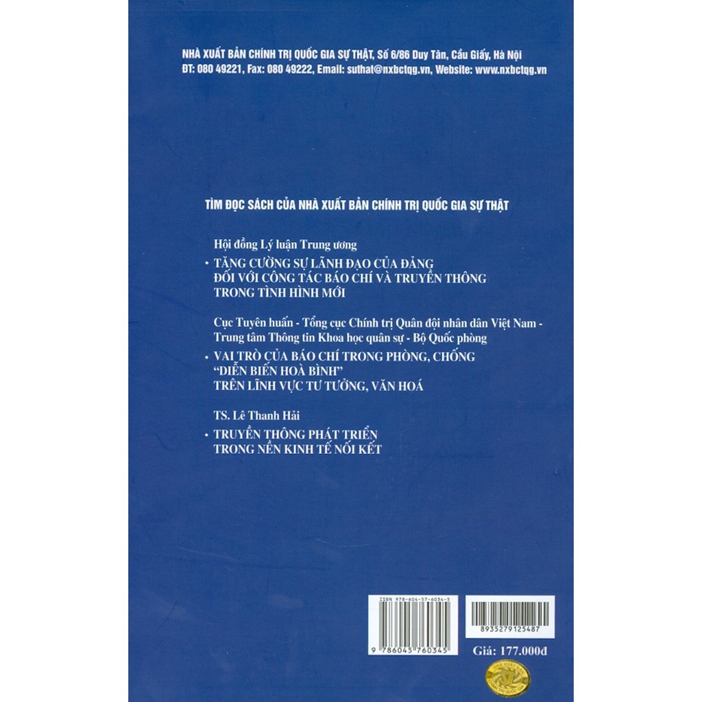 Sách - Báo Chí, Truyền Thông Hiện Đại - Thực Tiễn, Vấn Đề, Nhận Định | BigBuy360 - bigbuy360.vn