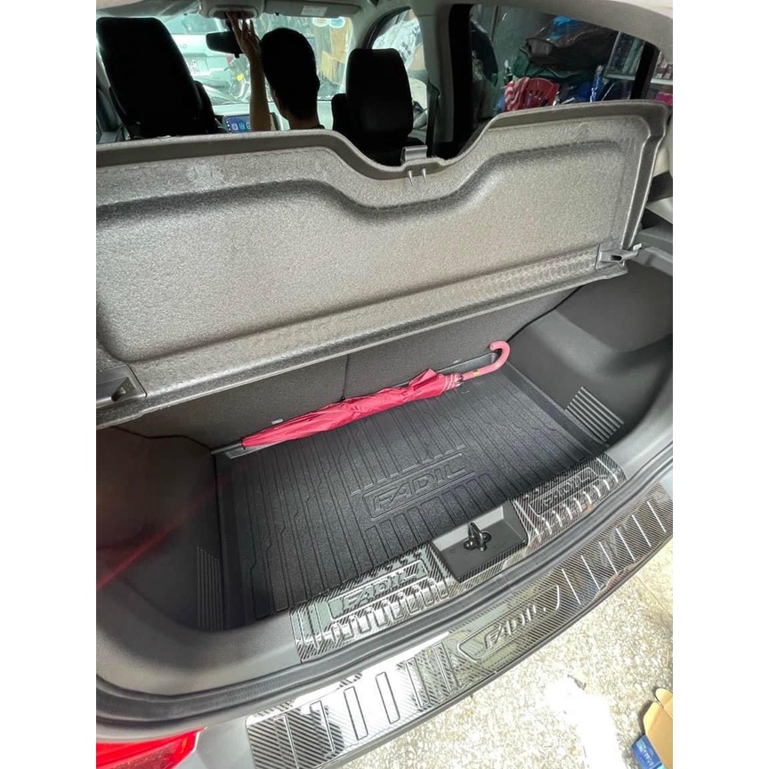 Lót cốp nhựa xe Fadil 2018 2019 2020 2021 2022 Cao Cấp Nhựa Dẻo Ko Mùi Đàn Hồi Chống Nước Tốt, dễ vệ sinh
