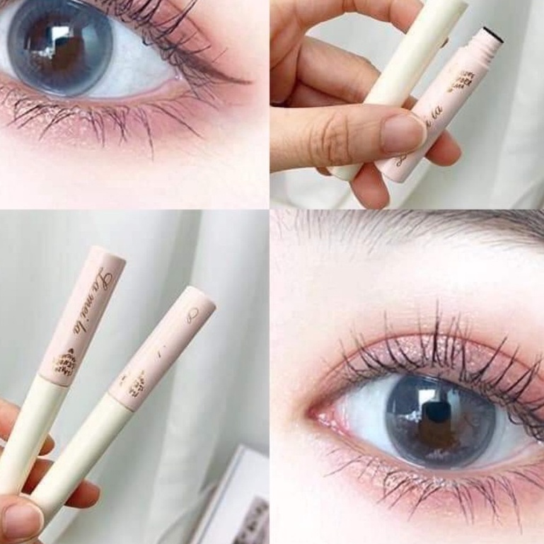 Mascara siêu mảnh chuốt mi dài mịn hàng nội địa Trung vỏ hồng Lameila