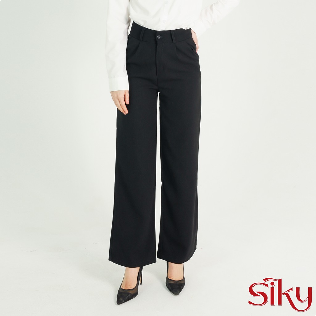 Quần ống rộng culottes xuông dài 100cm - SLIKY | BigBuy360 - bigbuy360.vn