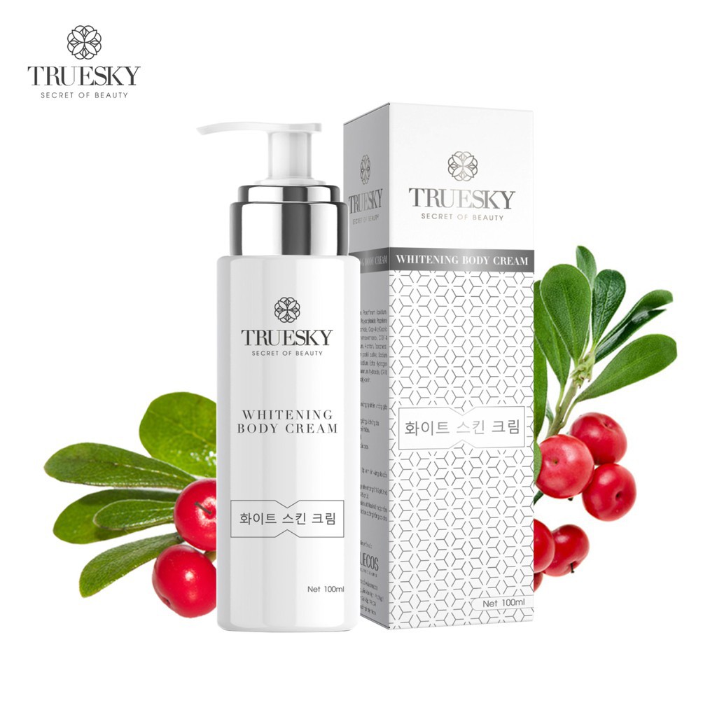 Kem ủ trắng toàn thân Truesky giúp làm trắng da body cấp tốc - Whitening Body Cream 100ml