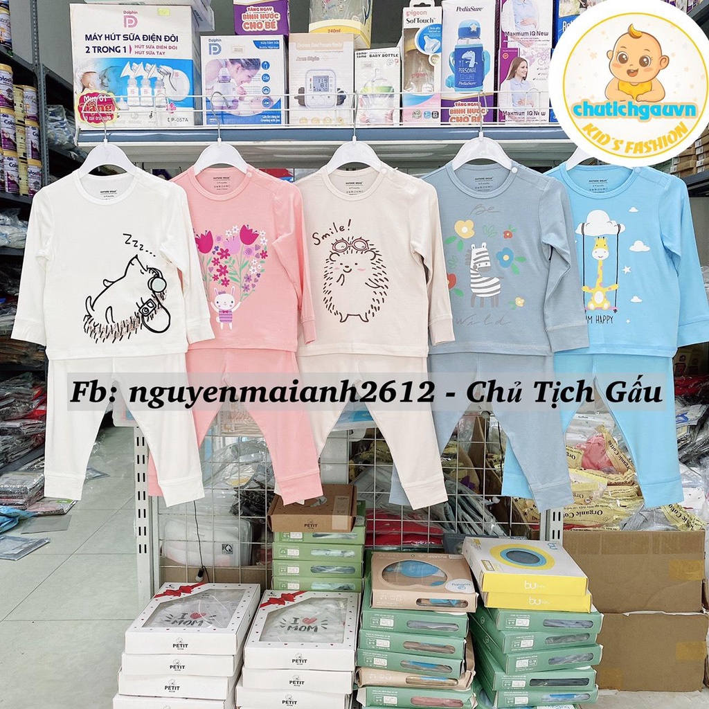 Bộ quần áo cho bé từ 6 tháng đến 4 tuổi hãng Nature wear