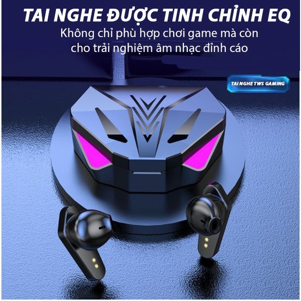 Tai nghe Bluetooth Gaming không dây Amoi X15 TWS cảm biến chạm, không có độ trễ