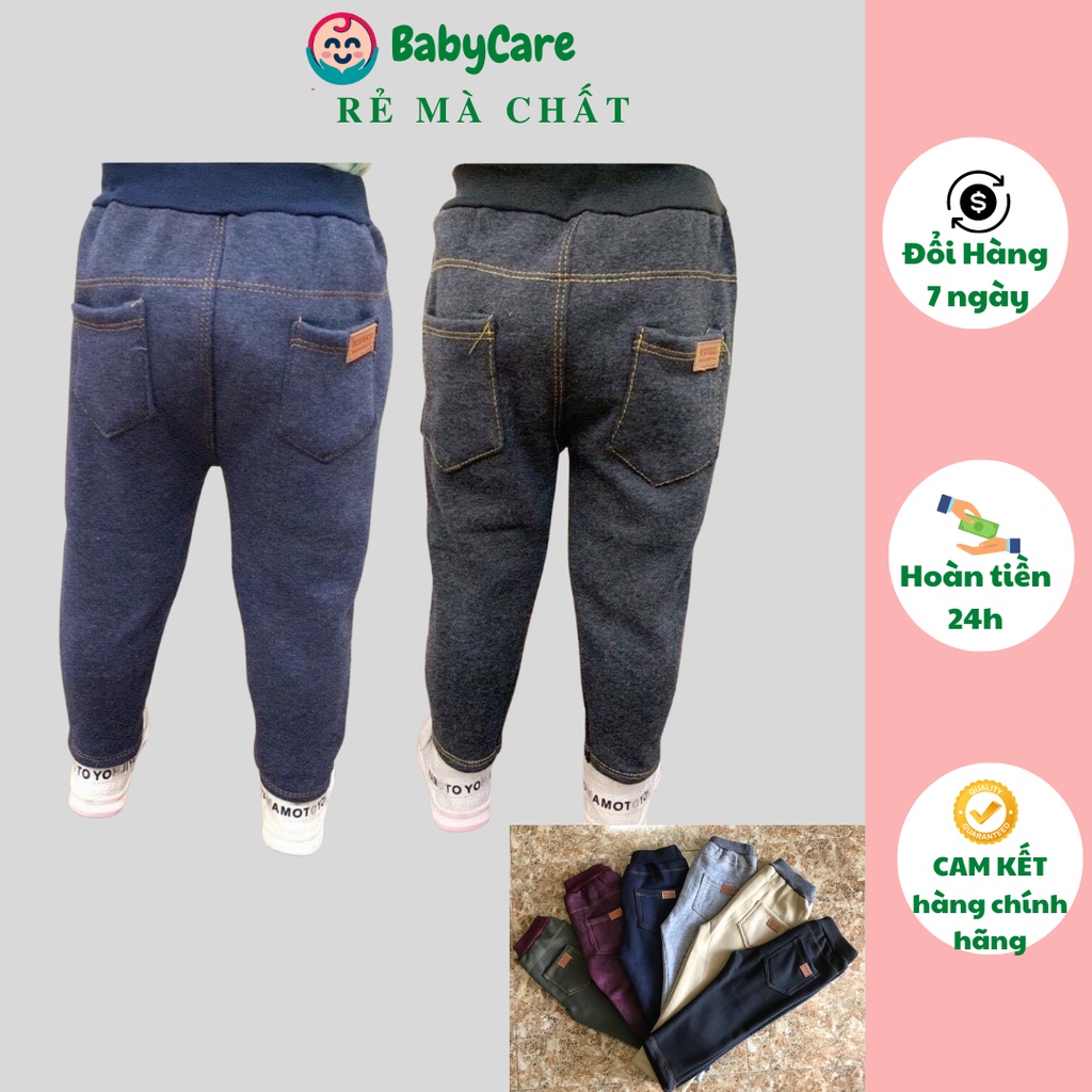 Sale! Quần trẻ em quần nỉ lót lông SET 05 Quần Nỉ Bé Trai Đủ Size cho bé trai bé gái