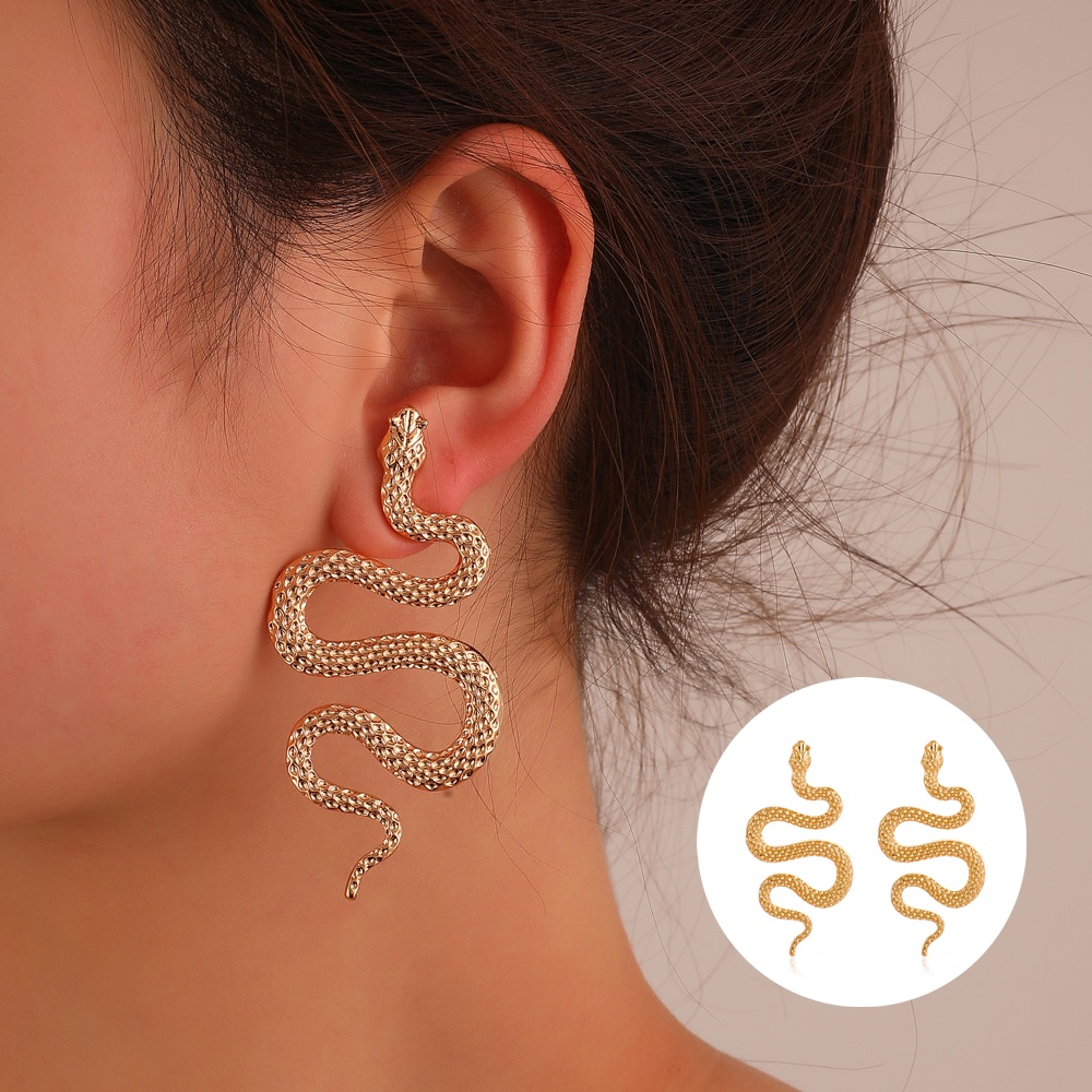 Khuyên Tai Nữ Hình Chữ S Phong Cách Âu Mỹ Cá Tính